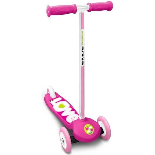 SKIDS CONTROL Scooter styrning - Pink - 3 hjul