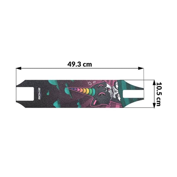 Grip teippihiomapaperi skootteri Pro - Rainbow Cat