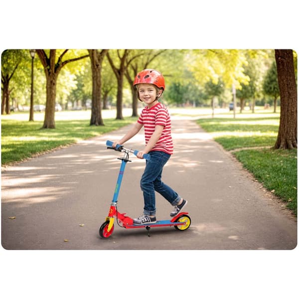 Kodi Scooter blå och röd Ricokids