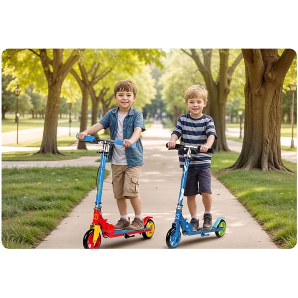 Kodi Scooter blå och röd Ricokids