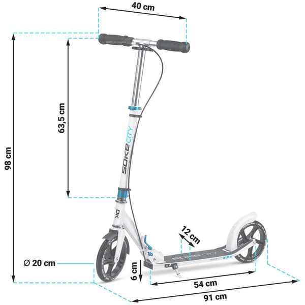 Scooter SOKE CITY hvid
