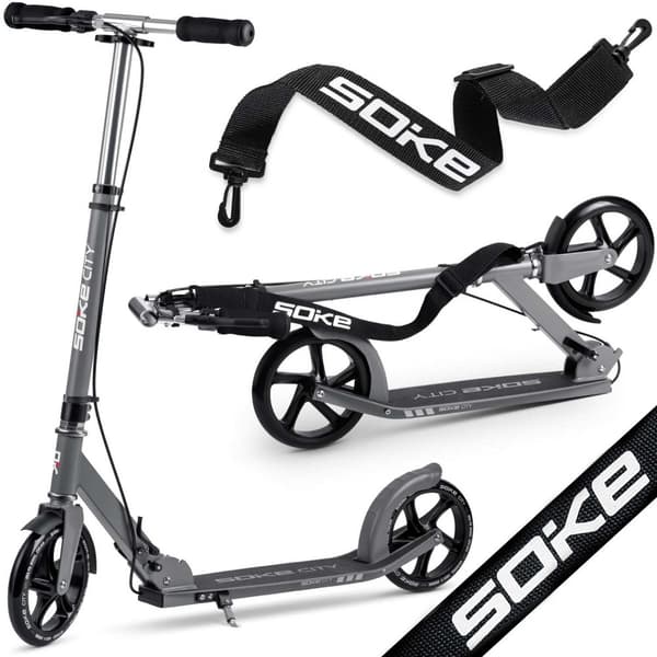 Scooter Soke City Grå