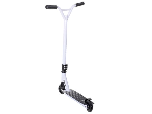 Stuntskoter STIV tricks 100mm hjul, förstärkt konstruktion, vit GIMME