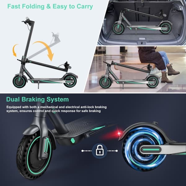 2025 - OOK-TEK V8 KickScooter Elsparkcykel - 30km/h elcykel