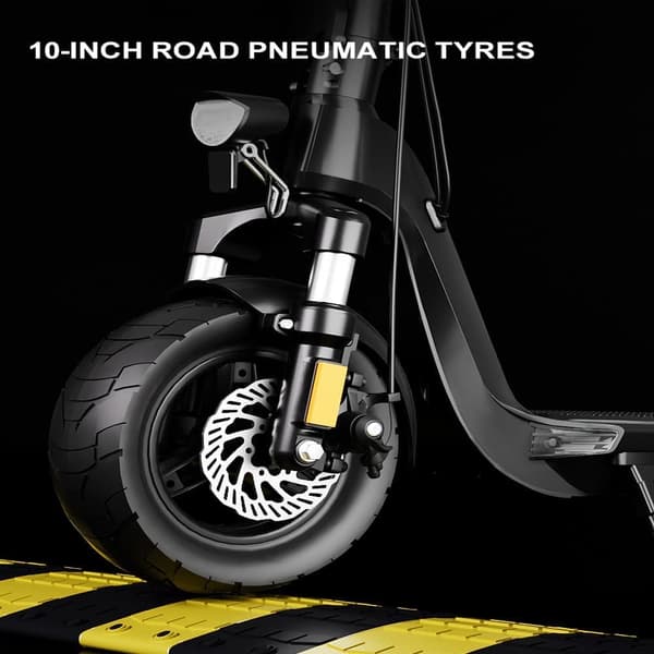 JOYOR C10E elscooter, 500W motor, 10,4AH batteri, 20km/h, 10" däck, ram i magnesiumlegering.