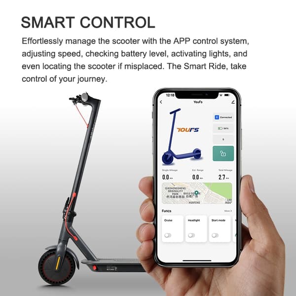 MANKEE 2025 KickScooter - Sähköpotkulauta, 30 km/h sähköpyörä potkulauta
