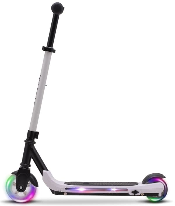 MCU-Sport Elsparkcykel LED 21.6V, vit