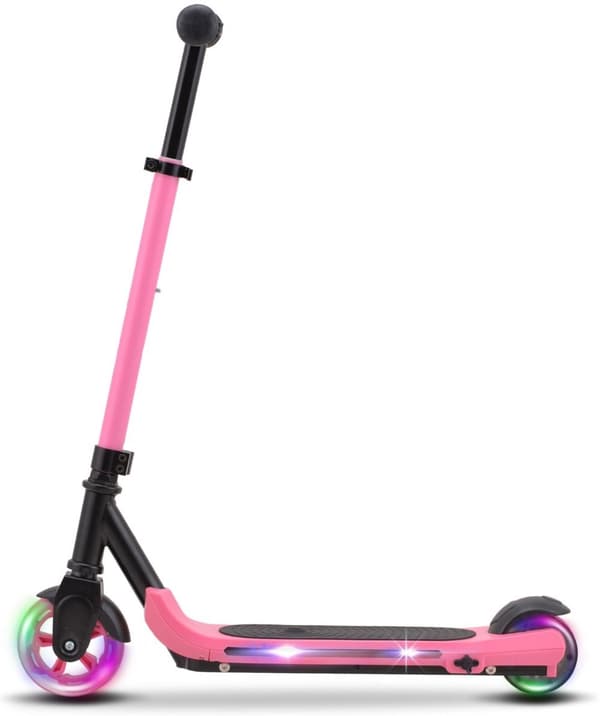 MCU-Sport Elsparkcykel LED 21.6V, rosa