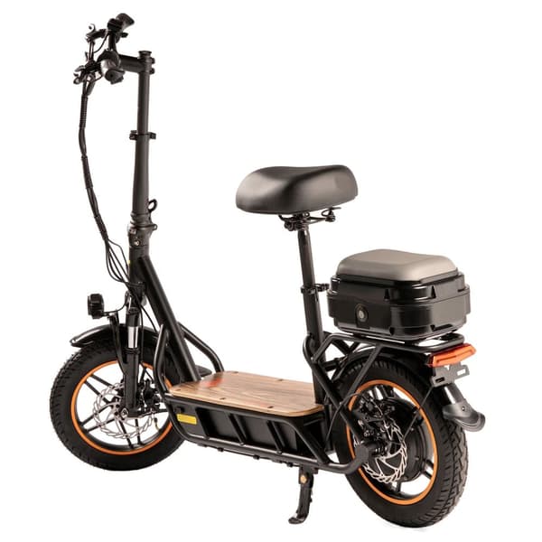 500W 120kg kapacitet 48V 25Ah elektrisk skoter med säte, hopfällbar elsparkcykel, 14 tums däck, 100km räckvidd