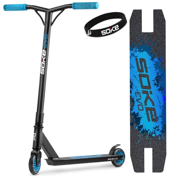 SOKE EVO blå rød scooter