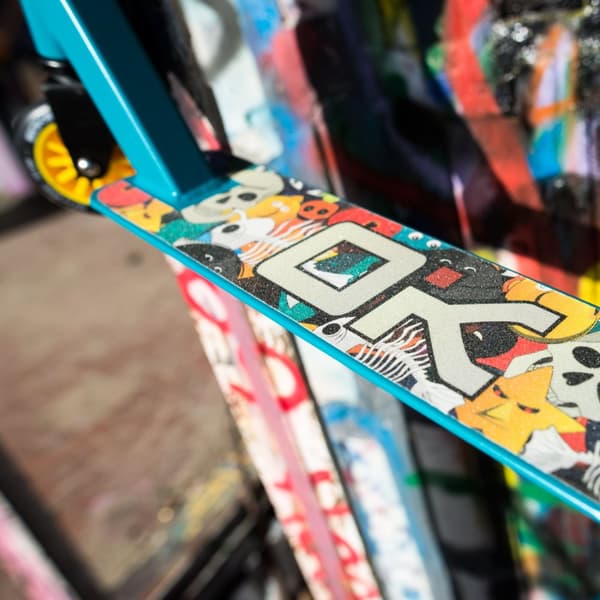 SOKE GO! Stuntscooter gul og blå