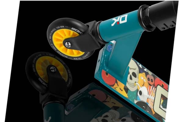 SOKE GO! Stuntscooter gul og blå