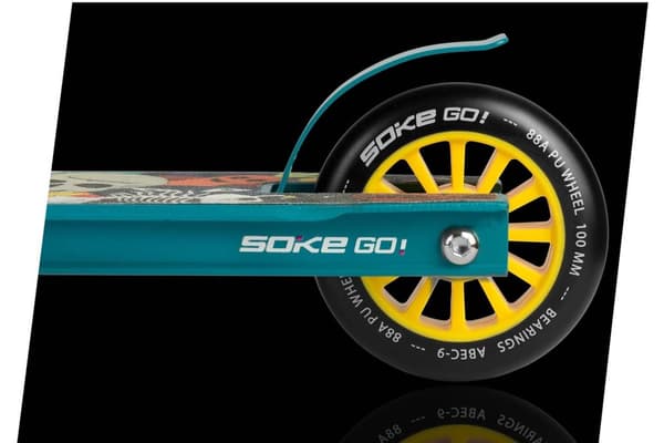 SOKE GO! Stuntscooter gul og blå