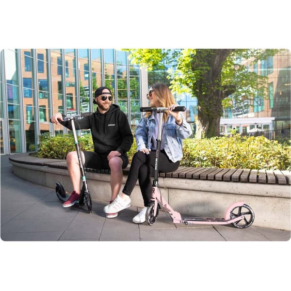 Soke City Scooter musta ja vaaleanpunainen