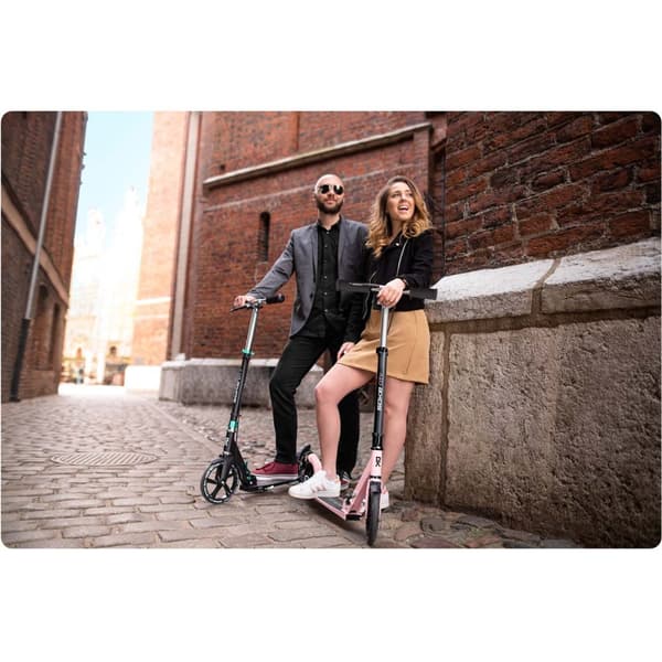 Soke City Scooter musta ja vaaleanpunainen