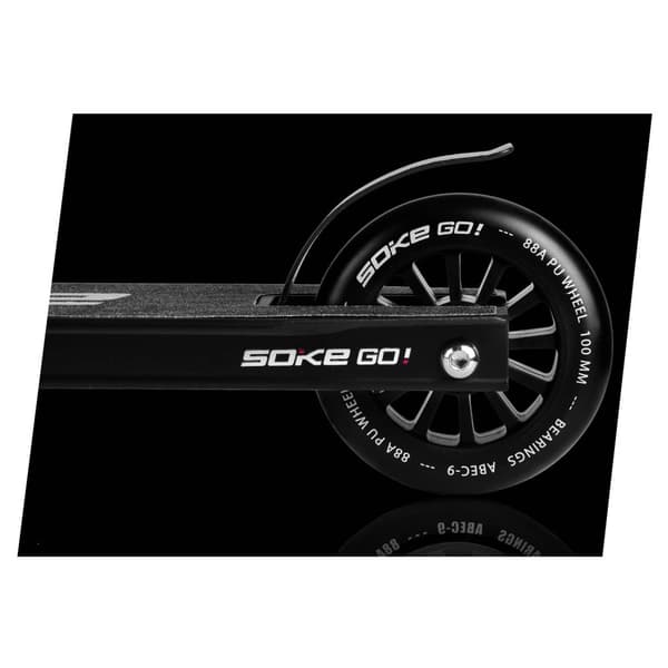 Scooterhjul 100 mm sort, 2 stk