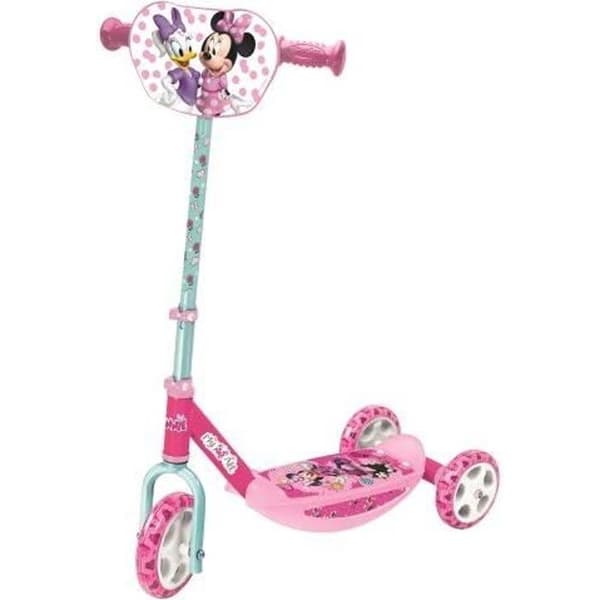 3-hjuls skoter - Minnie - Rosa - Justerbart styre - Maxvikt 20 kg - För barn från 3 år