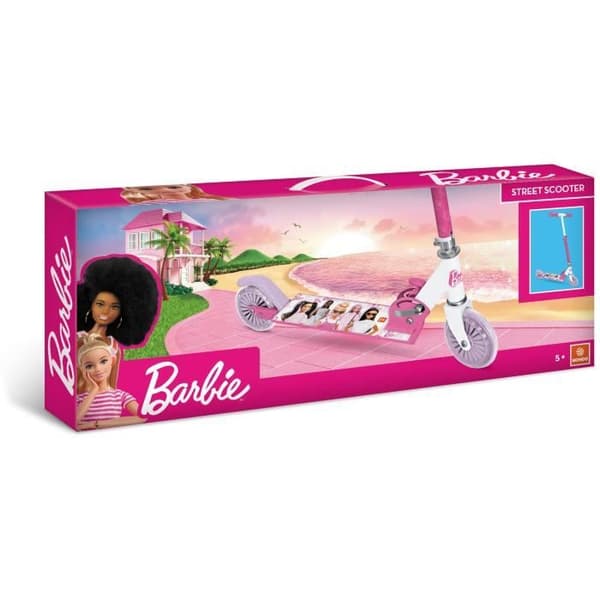 MONDO - Skoter / 2-hjulig hopfällbar skoter - Barbie