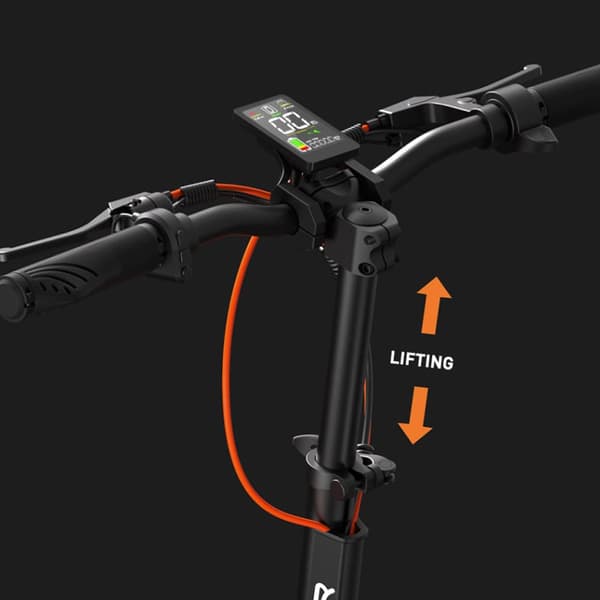 Joyor  S5 pro 10'' el-scooter med Abe-certificering, 48V 26ah batteri, 500w motor, 25Kunming/Hai 70-100km rækkevidde