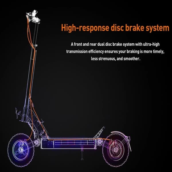Joyor S8 elektrisk skoter, 600W motor, 48V 26AH batteri, 10 tums däck, 25 km/h Max hastighet, 90 km räckvidd.