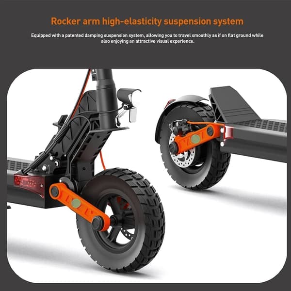 Joyor S8 elektrisk skoter, 600W motor, 48V 26AH batteri, 10 tums däck, 25 km/h Max hastighet, 90 km räckvidd.