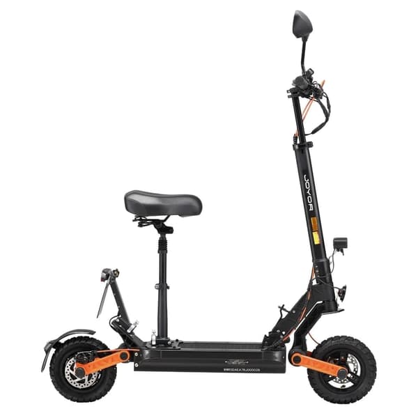Joyor S8E Vuxen terrängskoter med NFC-säte, 800W motor, 26AH batteri, 10'' däck, hopfällbar.