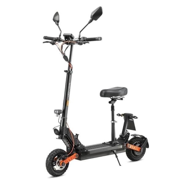 Joyor S8E Vuxen terrängskoter med NFC-säte, 800W motor, 26AH batteri, 10'' däck, hopfällbar.