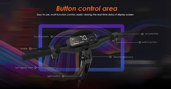 KuKirin G4 11 tuuman laajennettu sähköskootteri maastorenkaille, 2000W yhden vedon tehokas moottori, 60V20Ah akku, maksiminopeus 70km / h
