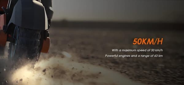 KuKirin G3 elektrisk scooter, 1200W motor, 52V18Ah batteri, maks. hastighed 50 km/t, dobbelt skivebremsesystem foran og bag