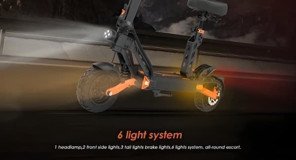 KuKirin G2 Pro---8.5 tuuman offroad-ilmarenkaat sähköskootteri, 600W moottori, 48V15.6Ah akku, suurin nopeus 45km / h