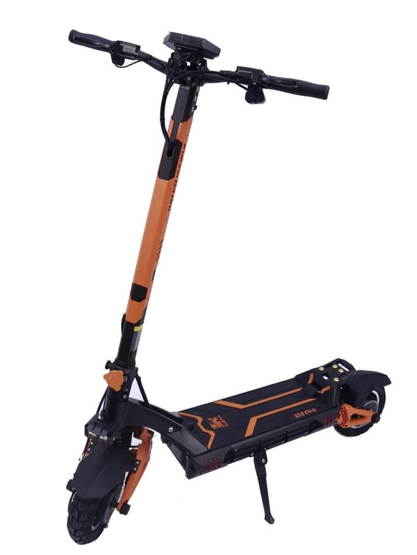 KuKirin G3 Pro elektrisk skoter för vuxna, 1200W*2 dubbeldriven motor, 23.4Ah snabbkopplingsbatteri, maxhastighet 65 km/h,dubbla laddningsportar