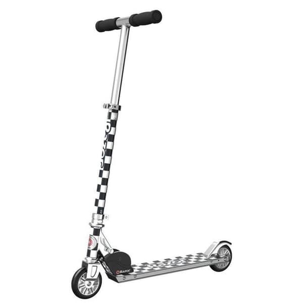 Razor A Checked Out Special Edition Scooter - Svart/Vit - Unisex - 2 hjul - 3 år och äldre