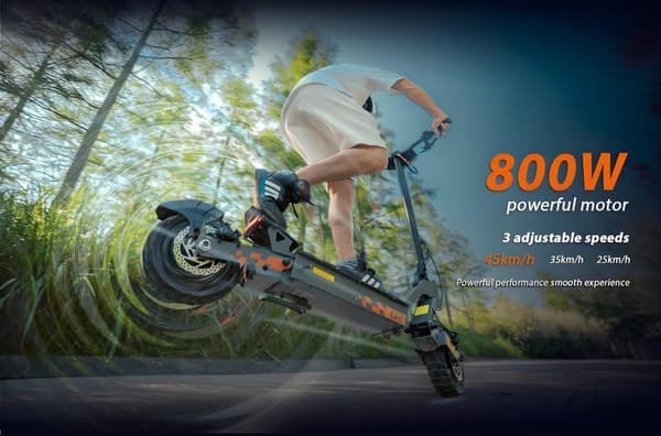 KuKirin G2 10 tum hopfällbar elektrisk skoter 800w motor,48V15Ah batteri, räckvidd upp till 55 km, maxhastighet 45 km/h