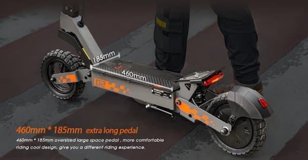 KuKirin G2 800W foldbar elektrisk scooter, 48V15Ah batteri, rækkevidde op til 55 km, maks. hastighed 45 km/t, drejningsmoment 29,8N·m