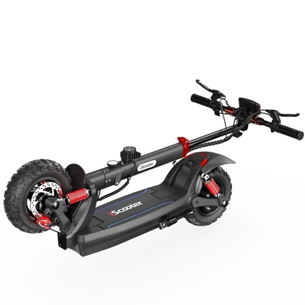 iScooter iX6 1000W taitettava sähköskootteri, 48V17.5Ah akku, maksiminopeus 45km / h, edessä ja takana kaksoisiskunvaimennus