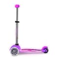 Miniatyrbild 2 av 6: Trottinette - Mikromobilitet - Mini Micro Deluxe Glow LED Plus - Rosa - 3 hjul - 1,95 kg