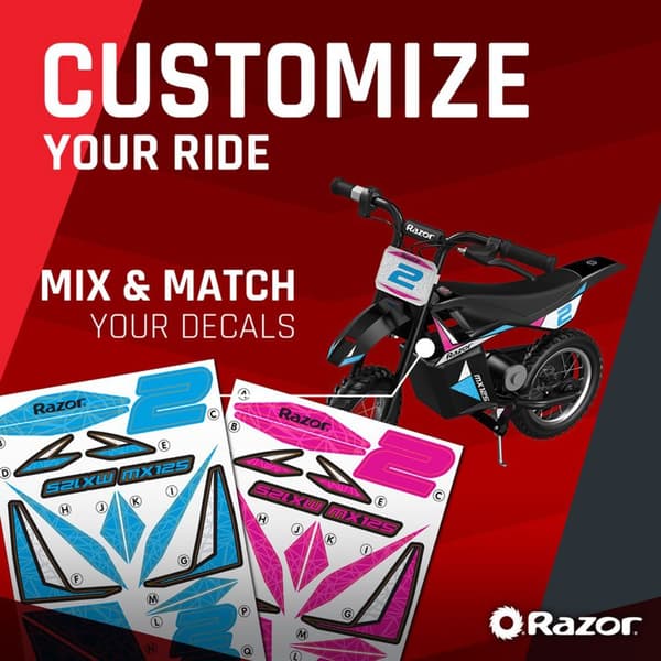 Razor Dirt Rocket MX125 – Svart