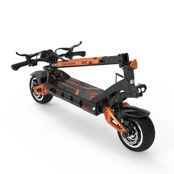KuKirin G3 Pro kaksimoottorinen off-road sähköskootteri, 2400W moottori, jopa 65KM/H, 23AH akku, kestävyys: noin 80KM, hydraulijarru.