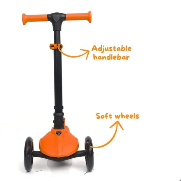 Fällbar Sparkcykel för Barn Lamborghini - 3 till 6 år - med 3 hjul - Orange