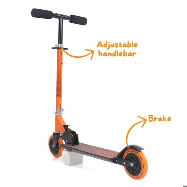Fällbar Sparkcykel för Barn Lamborghini - 3 till 6 år - Orange