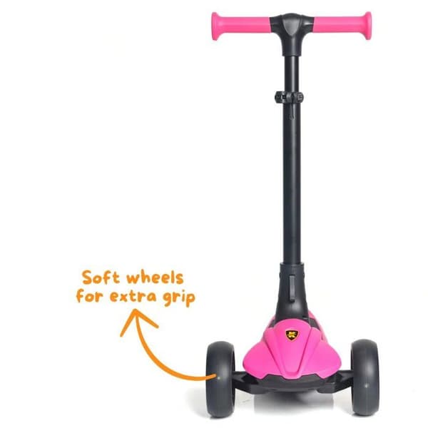 Hopfällbar Scooter för Barn - 3 till 6 år - med Fotbroms - Orange