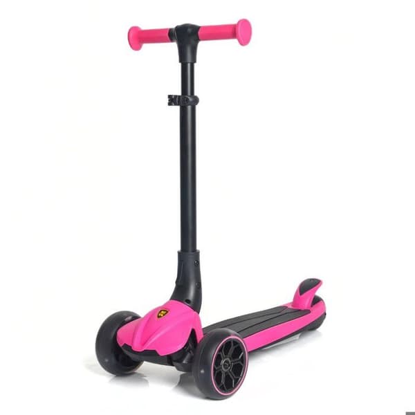 Hopfällbar Scooter för Barn - 3 till 6 år - med Fotbroms - Orange