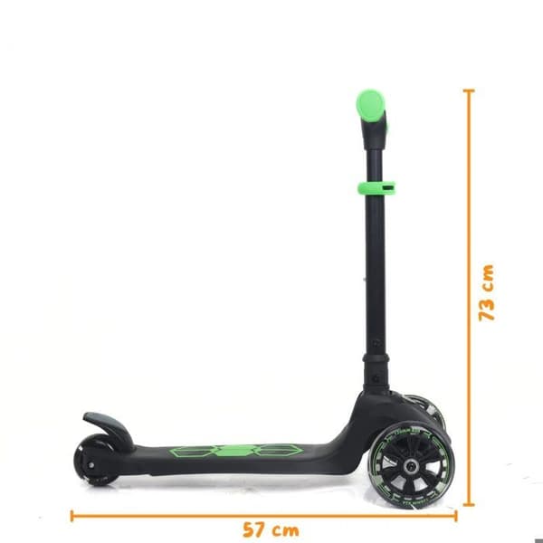Fällbar Sparkcykel för Barn Lamborghini - 3 till 6 år - med 3 hjul - Svart
