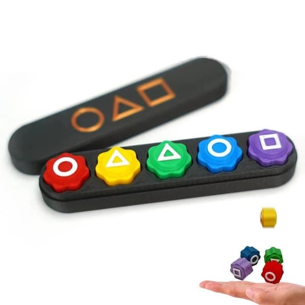 2-Pack Mustekalojen Korean Kansanpelisetti Squid Game 2, Korealainen Perinteinen Peli