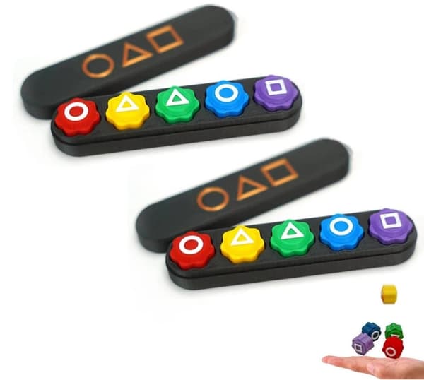 2-Pack Mustekalojen Korean Kansanpelisetti Squid Game 2, Korealainen Perinteinen Peli