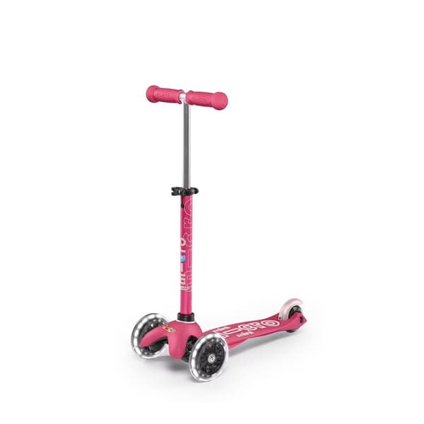 Micro Scooter Mini 3in1 Deluxe Plus LED pinkki