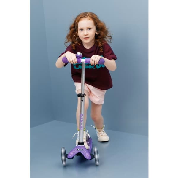 Mini Micro Deluxe Fairy Glitter LED sparkcykel Rosa