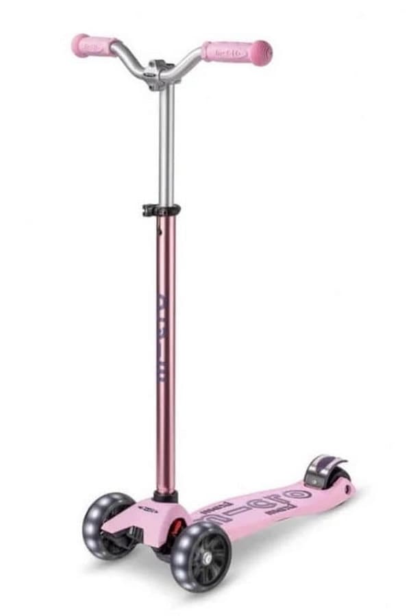 Maxi Micro Deluxe Pro LED løbehjul Rose