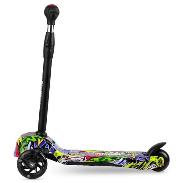 3-hjulet LED Scooter til børn - Justerbar, Sikker & Stilfuld med Farverige Lys