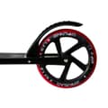 Miniatyrbild 3 av 5: Fällbar sparkcykel SPARTAN Jumbo 205 mm svart och röd